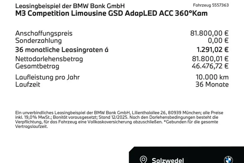 BMW M3 din 2025 cu 17.490 km - oferta BMW163651 - foto 2