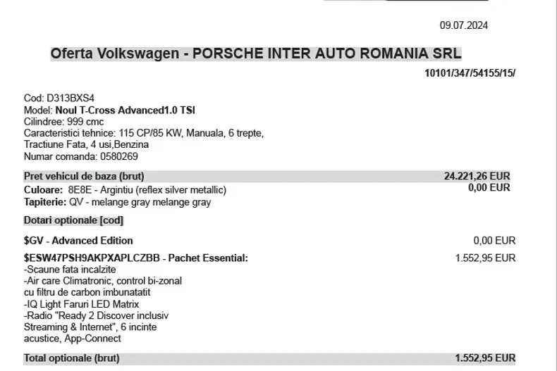 Volkswagen T-Cross din 2024 cu 5 km - oferta VOL166024 - foto 10
