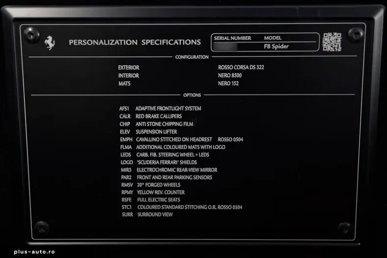 Ferrari F8 din 2021 cu 4.200 km - oferta FER166762 - foto 24
