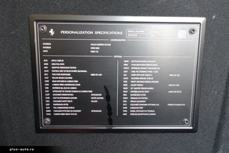 Ferrari 296 GTS din 2023 cu 18.900 km - oferta FER167257 - foto 27