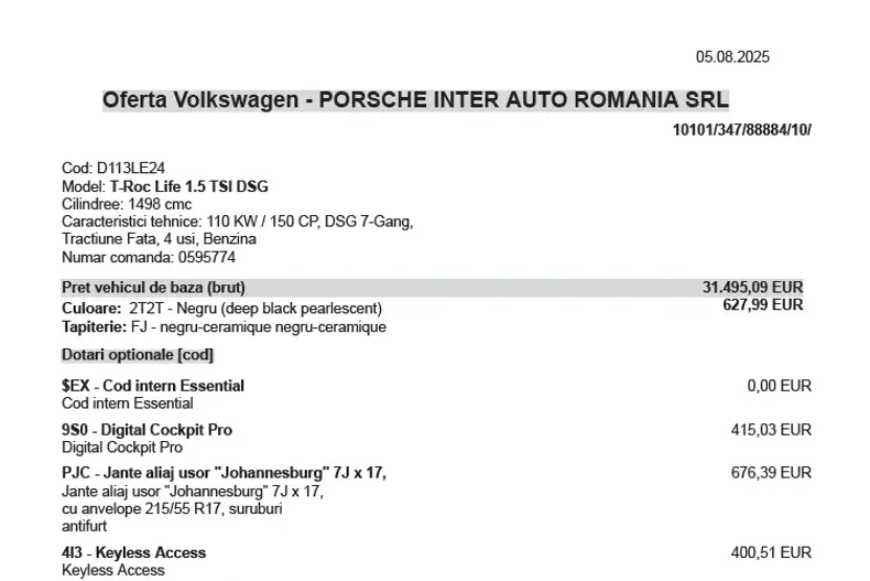Volkswagen T-Roc din 2025 cu 5 km - oferta VOL168862 - foto 12