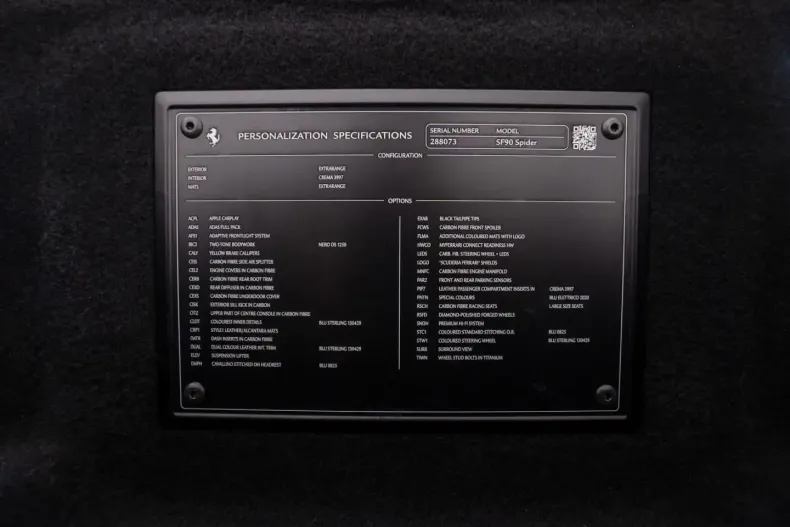 Ferrari SF90 din 2023 cu 2.300 km - oferta FER169719 - foto 11