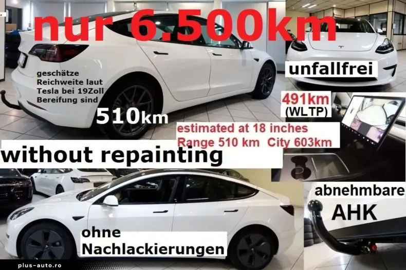 Tesla Model 3 din 2022 cu 6.569 km - oferta TES170370 - foto 1