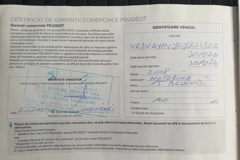 Peugeot 2008 din 2020 cu 50.000 km - oferta PEU171366 - foto 37