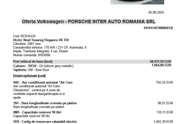 Volkswagen Touareg din 2026 cu 5 km - oferta VOL171423 - foto 12