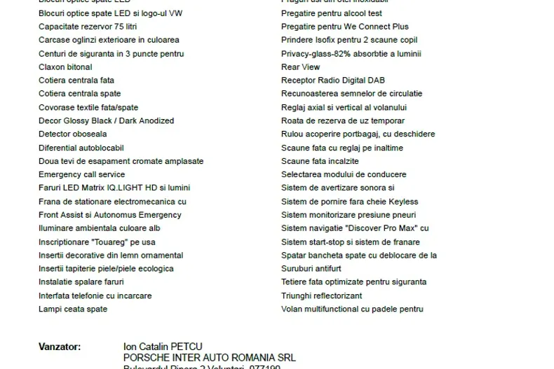 Volkswagen Touareg din 2026 cu 5 km - oferta VOL171423 - foto 15