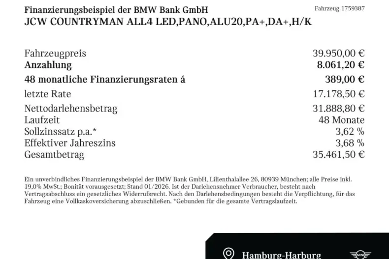 MINI John Cooper Works Countryman din 2024 cu 19.764 km - oferta MIN171935 - foto 2