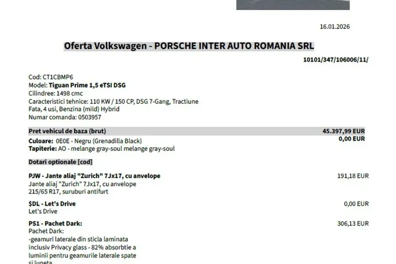 Volkswagen Tiguan din 2026 cu 5 km - oferta VOL173259 - foto 12