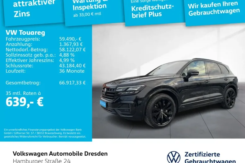 Volkswagen Touareg din 2022 cu 33.179 km - oferta VOL173940 - foto 1