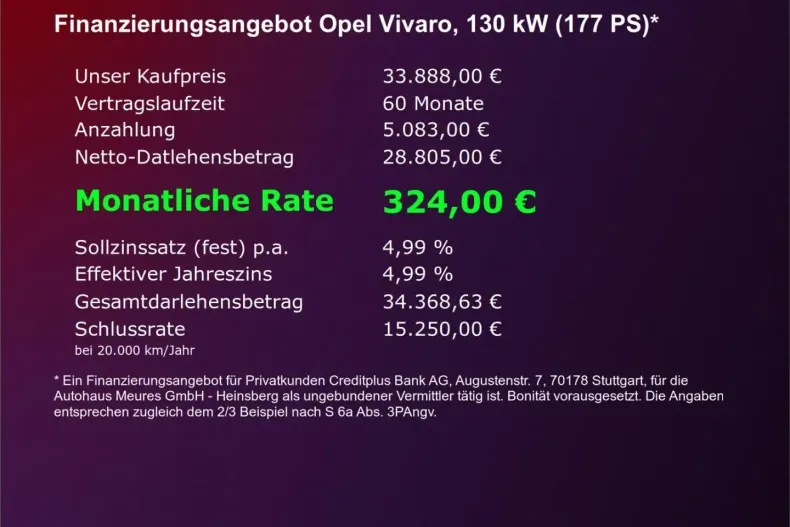 Opel Vivaro din 2024 cu 19.159 km - oferta OPE174290 - foto 7