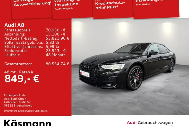 Audi A8 din 2022 cu 49.714 km - oferta AUD175486 - foto 2