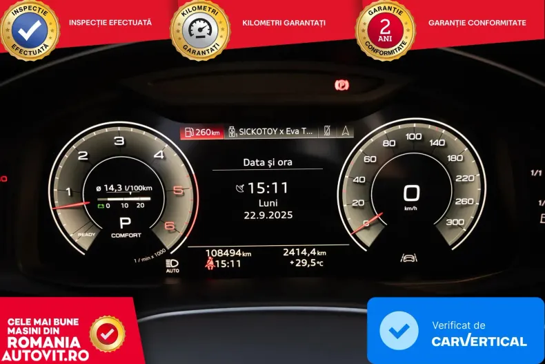 Audi Q8 din 2021 cu 111.000 km - oferta AUD175932 - foto 14