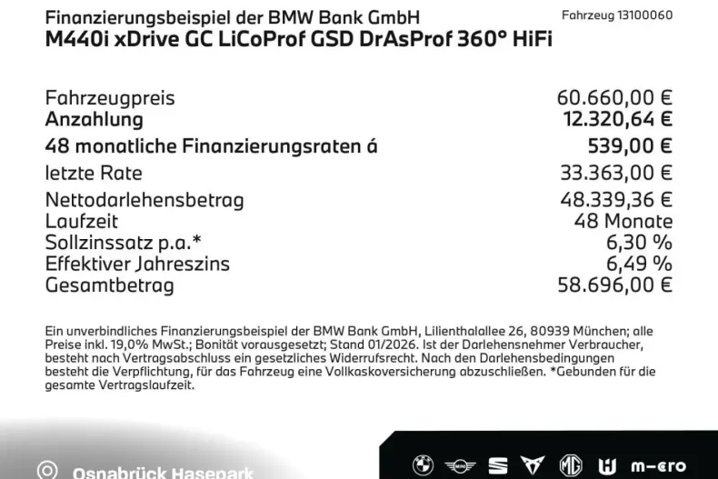 BMW M440 din 2024 cu 9.064 km - oferta BMW176783 - foto 2