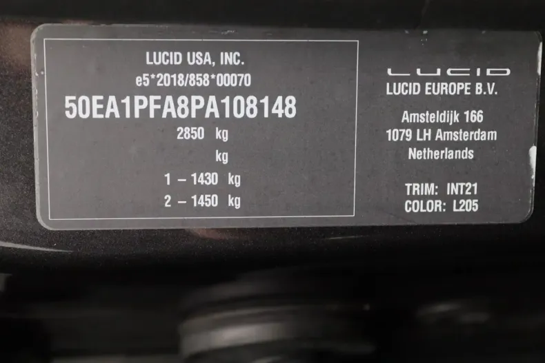 Lucid Air din 2023 cu 16.290 km - oferta LUC176819 - foto 16