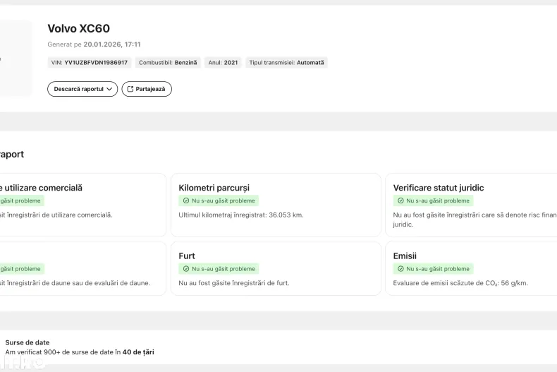 Volvo XC60 din 2021 cu 62.926 km - oferta VOL178014 - foto 17