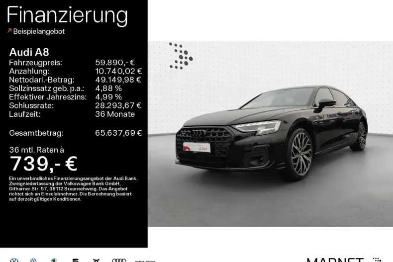 Audi A8 din 2023 cu 102.399 km - oferta AUD178708 - foto 1