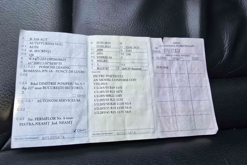 Audi Q8 din 2023 cu 105.442 km - oferta AUD179084 - foto 20