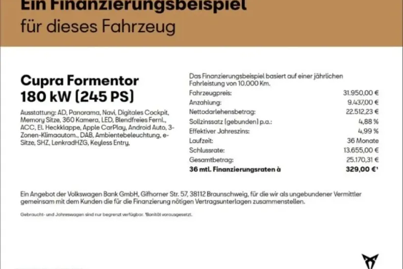 Cupra Formentor din 2024 cu 51.126 km - oferta CUP179202 - foto 2