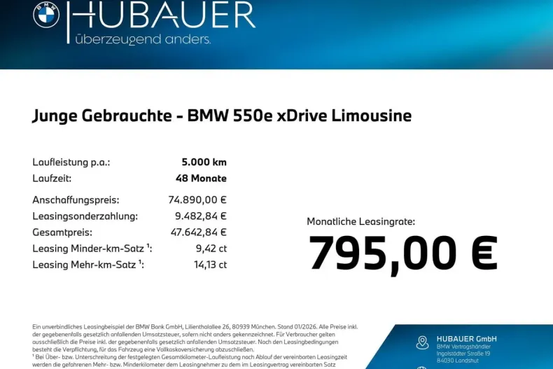 BMW 550 din 2025 cu 1.600 km - oferta BMW179468 - foto 2