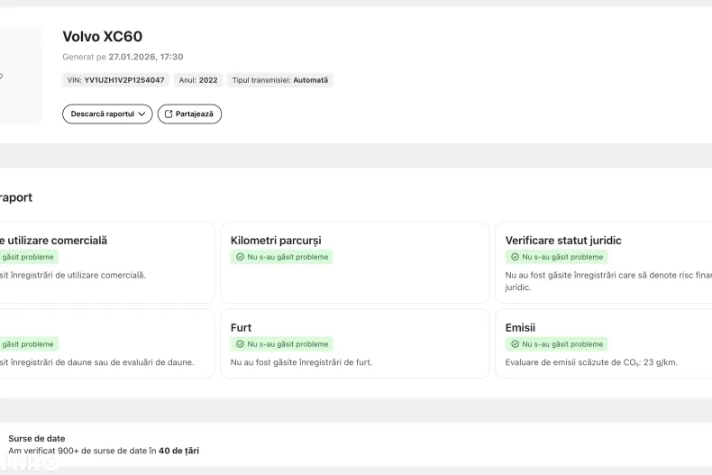 Volvo XC60 din 2022 cu 82.184 km - oferta VOL180142 - foto 10