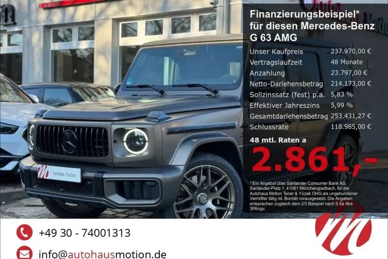Mercedes-Benz G 63 AMG din 2025 cu 1.500 km - oferta MER180669 - foto 1