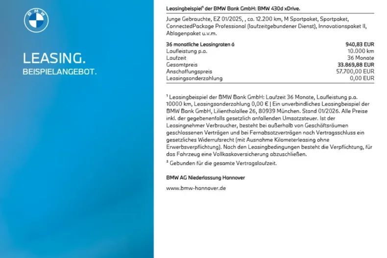 BMW 430 (Seria 4) din 2025 cu 12.239 km - oferta BMW182384 - foto 4