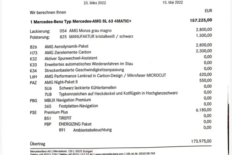 Mercedes-Benz SL 63 AMG (Clasa SL) din 2023 cu 33.897 km - oferta MER184860 - foto 26