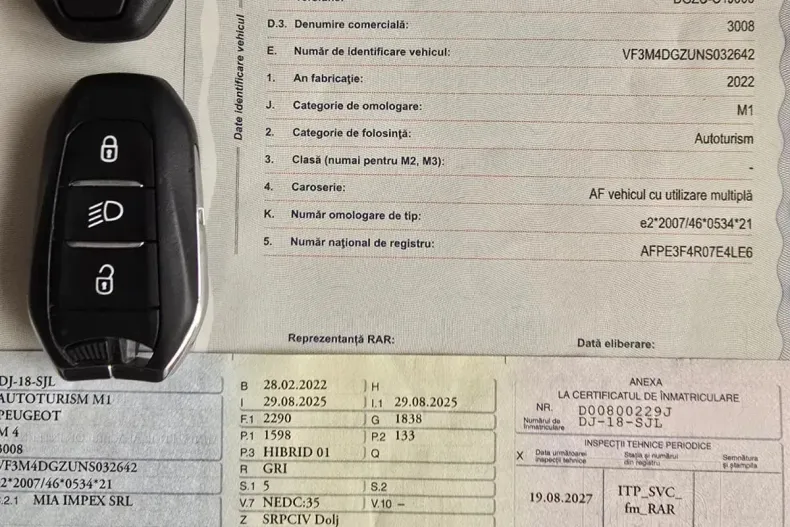 Peugeot 3008 din 2022 cu 98.000 km - oferta PEU185421 - foto 8