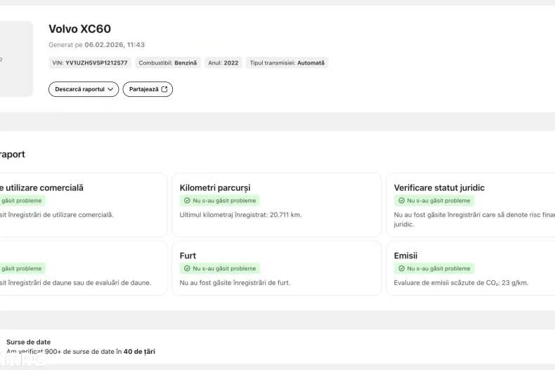 Volvo XC60 din 2022 cu 46.607 km - oferta VOL185470 - foto 14