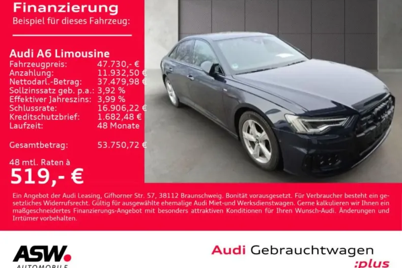 Audi A6 din 2024 cu 53.900 km - oferta AUD186338 - foto 1