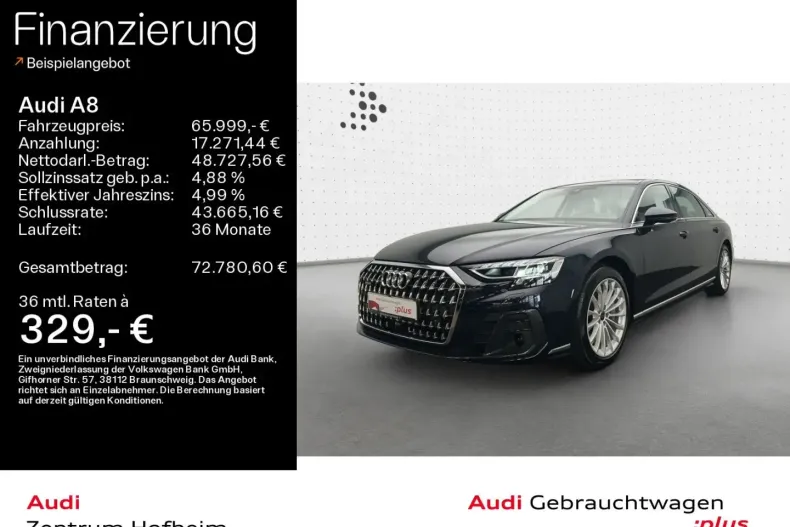 Audi A8 din 2024 cu 28.295 km - oferta AUD188493 - foto 1