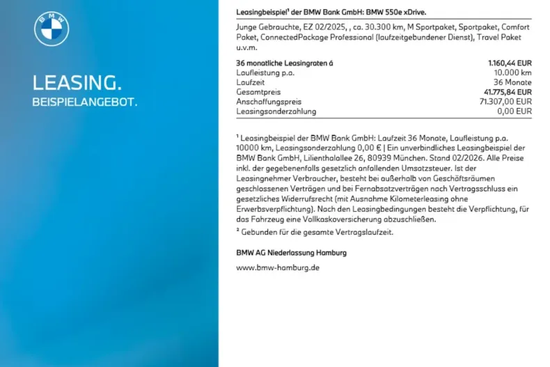 BMW 550 (Seria 5) din 2025 cu 30.389 km - oferta BMW188585 - foto 14