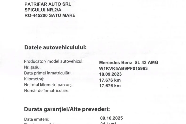 Mercedes-Benz SL din 2023 cu 17.756 km - oferta MER192358 - foto 26