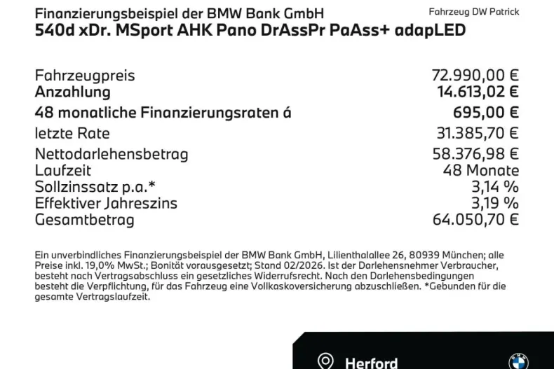 BMW 540 (Seria 5) din 2025 cu 31.990 km - oferta BMW193522 - foto 4