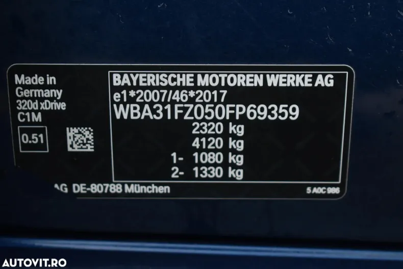 BMW 320d (Seria 3) din 2023 cu 122.748 km - oferta BMW193619 - foto 11