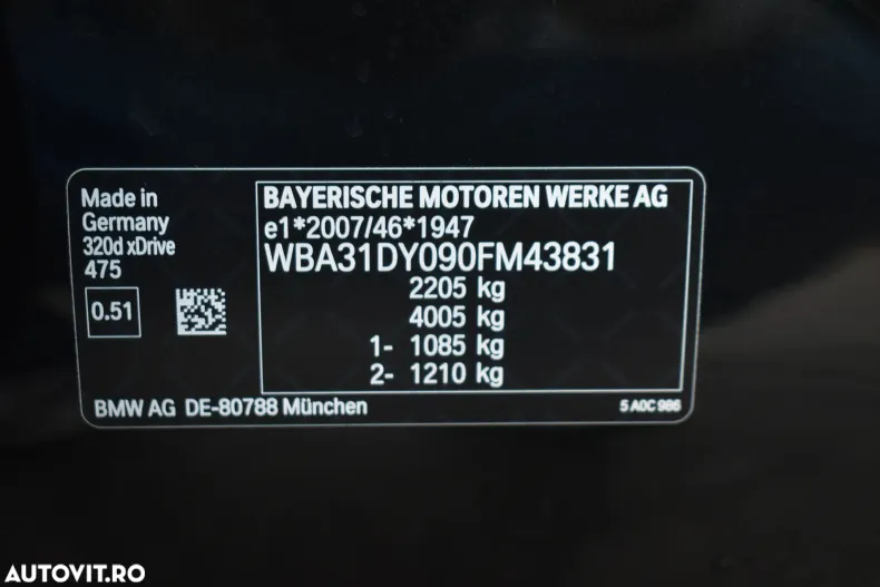 BMW 320d (Seria 3) din 2022 cu 96.784 km - oferta BMW193623 - foto 11