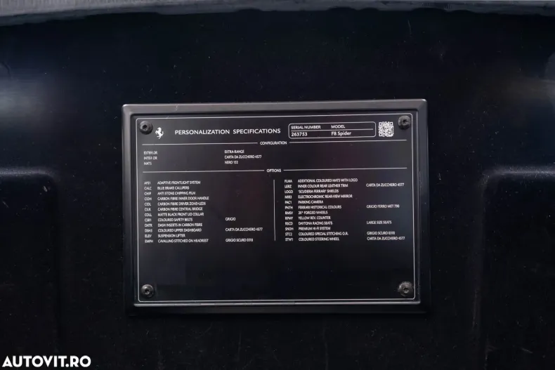 Ferrari F8 din 2021 cu 16.000 km - oferta FER195210 - foto 38