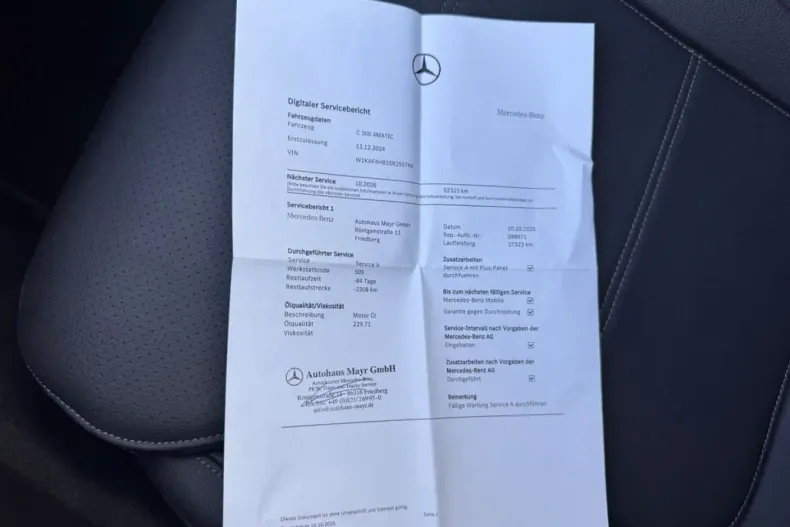 Mercedes-Benz C 300 (Clasa C) din 2024 cu 34.478 km - oferta MER195701 - foto 32