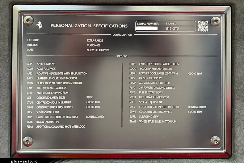 Ferrari 812 din 2021 cu 4.265 km - oferta FER196913 - foto 30