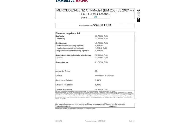 Mercedes-Benz C 43 AMG (Clasa C) din 2024 cu 14.535 km - oferta MER197459 - foto 20