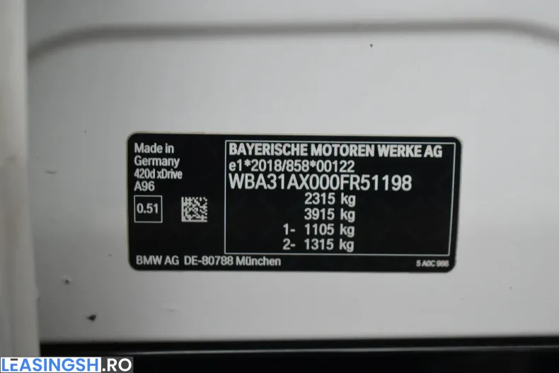 BMW 420d (Seria 4) din 2023 cu 97.164 km - oferta BMW198004 - foto 12