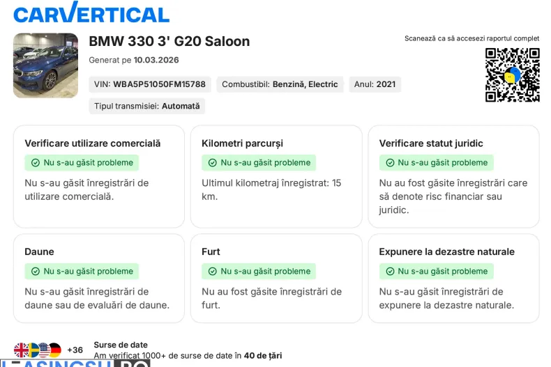 BMW 330e (Seria 3) din 2021 cu 171.906 km - oferta BMW198191 - foto 10