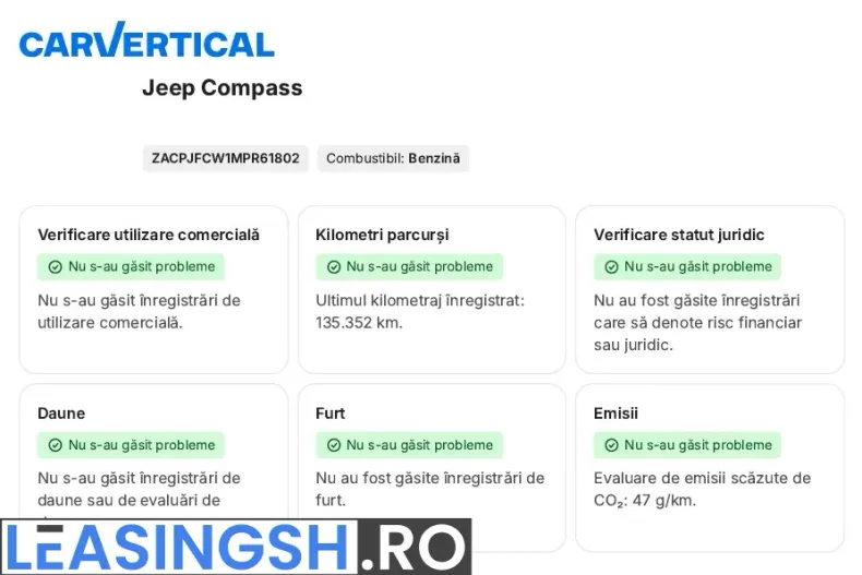 Jeep Compass din 2021 cu 142.000 km - oferta JEE198569 - foto 8