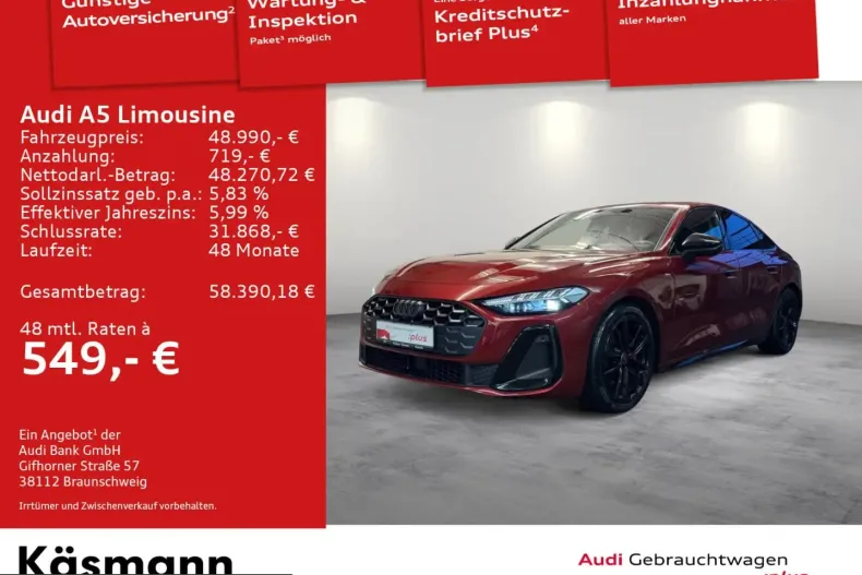 Audi A5 din 2025 cu 13.645 km - oferta AUD199620 - foto 2