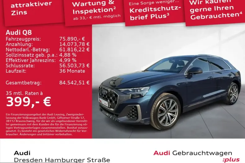 Audi Q8 din 2025 cu 13.425 km - oferta AUD199921 - foto 1