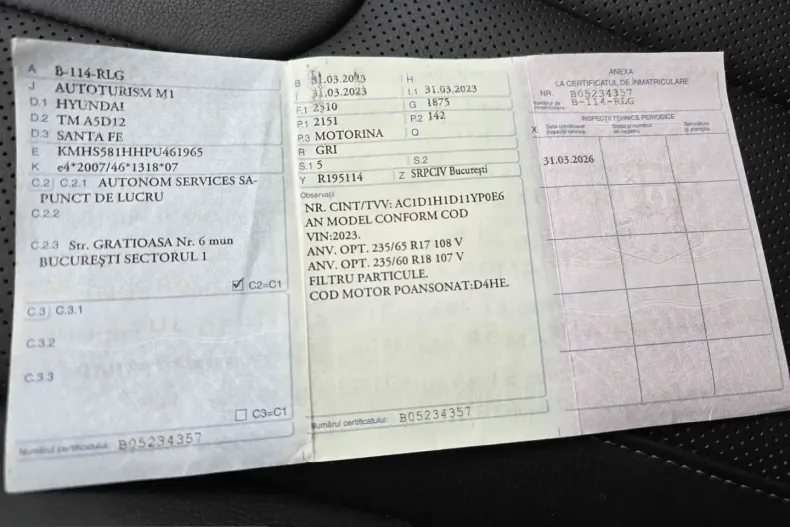 Hyundai Santa Fe din 2023 cu 50.911 km - oferta HYU201323 - foto 19