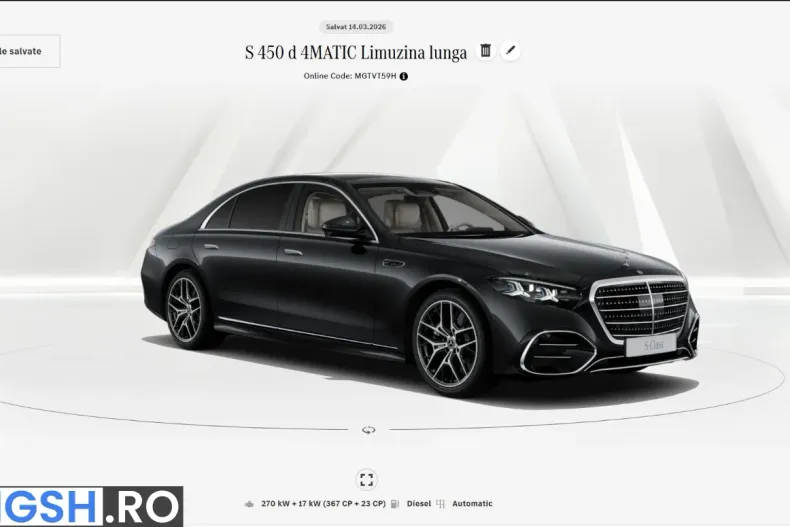 Mercedes-Benz S din 2026 cu 1 km - oferta MER202674 - foto 3