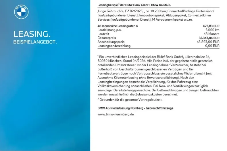 BMW X4 M40 (Seria X) din 2025 cu 18.261 km - oferta BMW202863 - foto 3