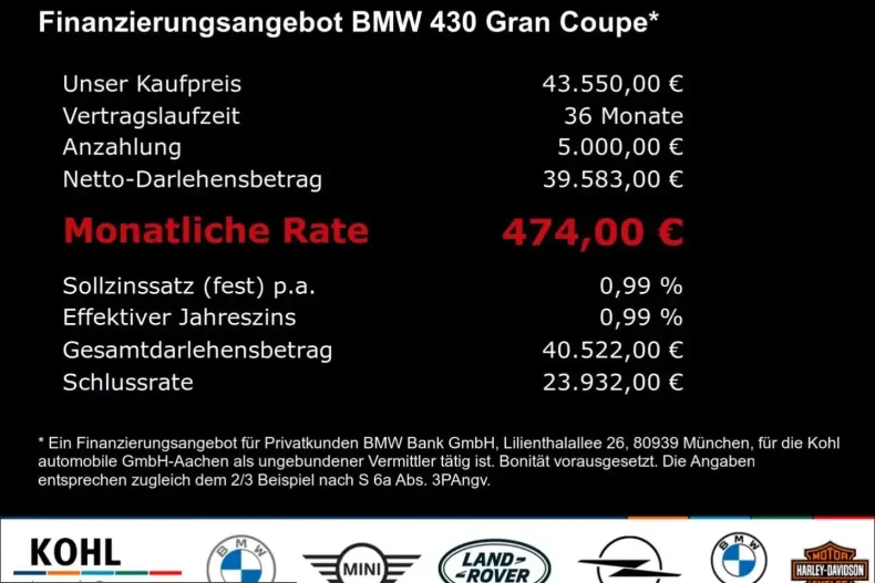 BMW 430i (Seria 4) din 2024 cu 16.506 km - oferta BMW203164 - foto 8