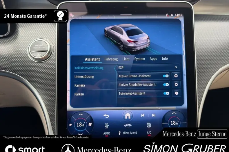 Mercedes-Benz C 200 (Clasa C) din 2025 cu 21.790 km - oferta MER205927 - foto 15